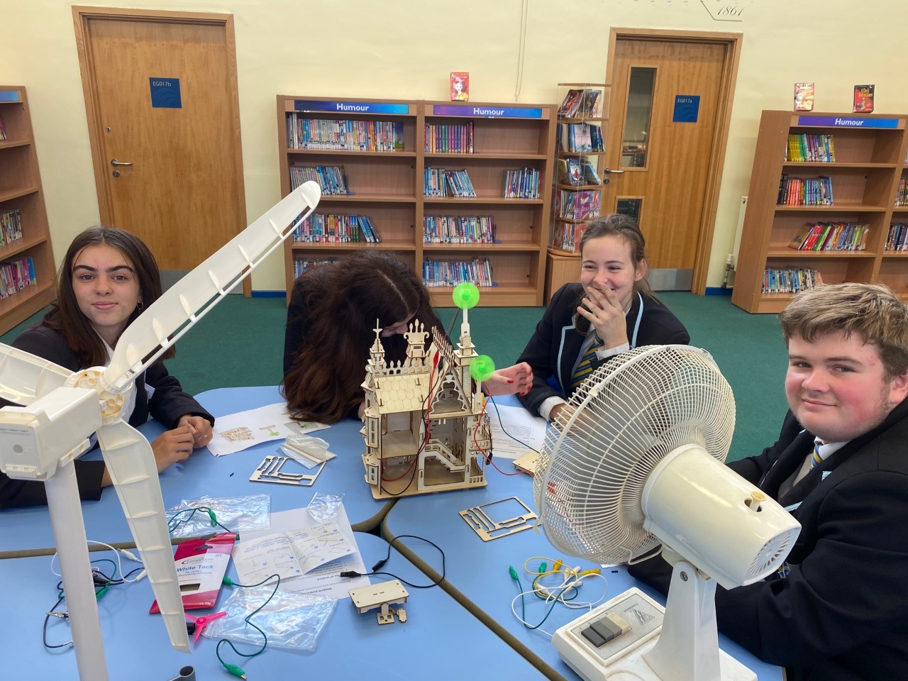 Students at My Smarter Essex: Step Into STEM building their own wind turbines Students at My Smarter Essex: Step Into STEM building their own wind turbines