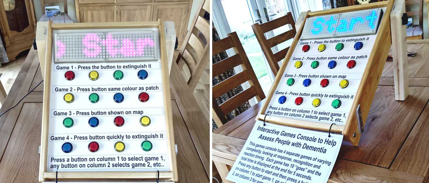 Remap dementia-friendly games console