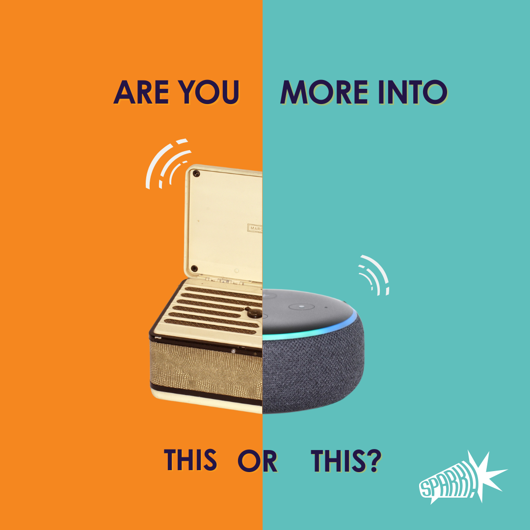 Poster: Are you more into this [left half of an ancient human figurine] or this [right half of a Pikachu figurine]?