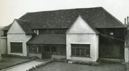 The 13th century barn at EEV, circa 1980 The 13th century barn at EEV, circa 1980